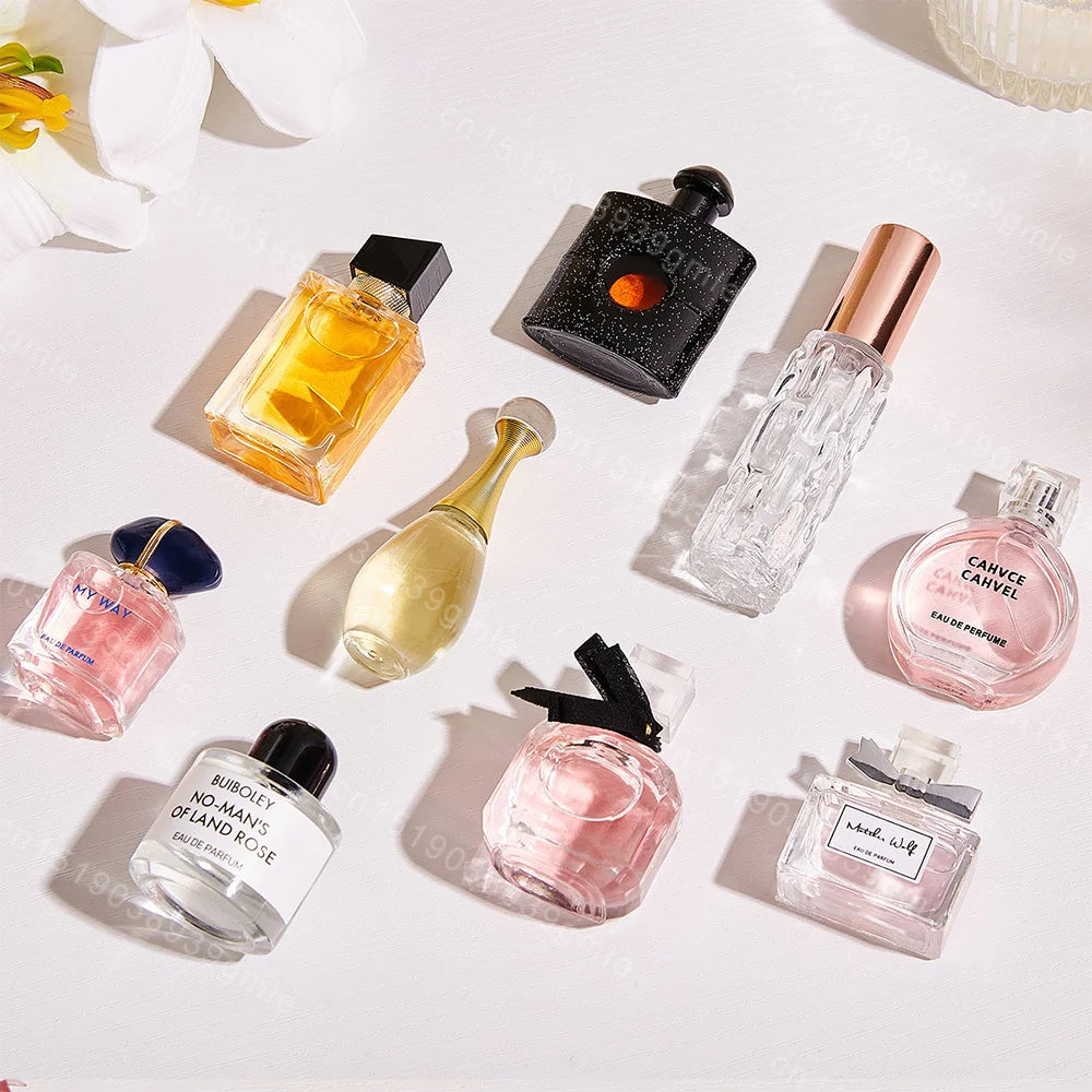 8Pcs Original Brand Perfumes Sample Gift Box Portable Women's Perfumes