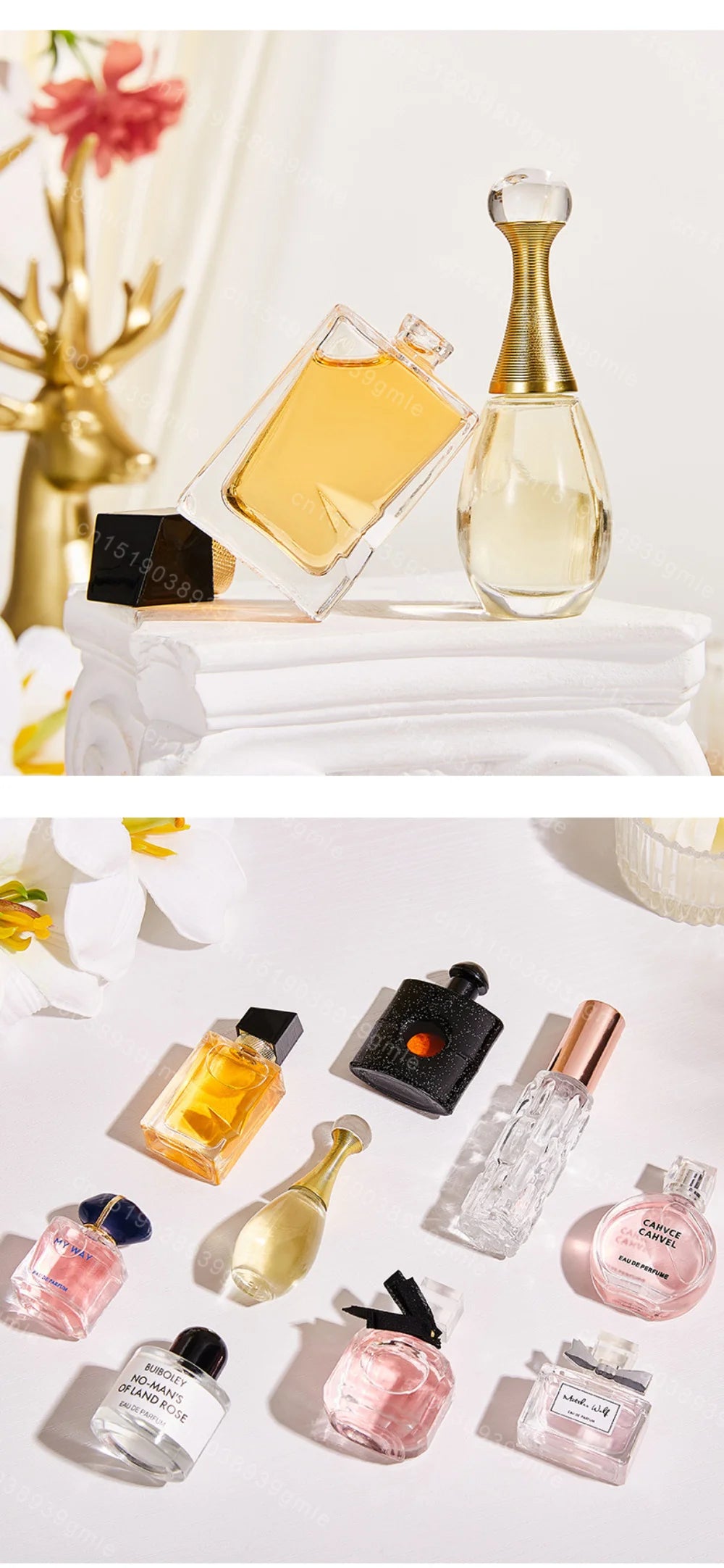 8Pcs Original Brand Perfumes Sample Gift Box Portable Women's Perfumes
