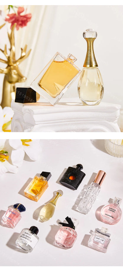8Pcs Original Brand Perfumes Sample Gift Box Portable Women's Perfumes
