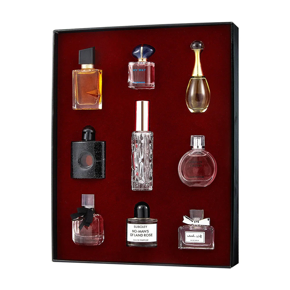 8Pcs Original Brand Perfumes Sample Gift Box Portable Women's Perfumes